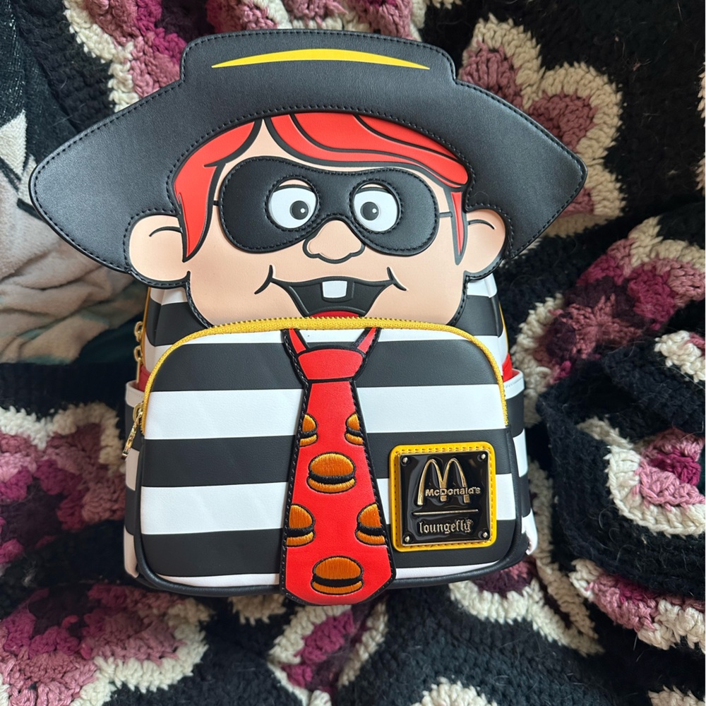 Loungefly McDonald's Hamburglar Cosplay Mini Backpack Exclusive Collectible NEW - Picture 4 of 4